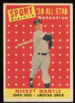 58T #487 Mickey Mantle AS