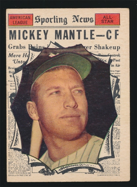BB 61T #578 Mickey Mantle AS