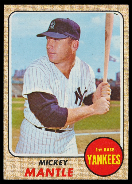 BB 68T #280 Mickey Mantle