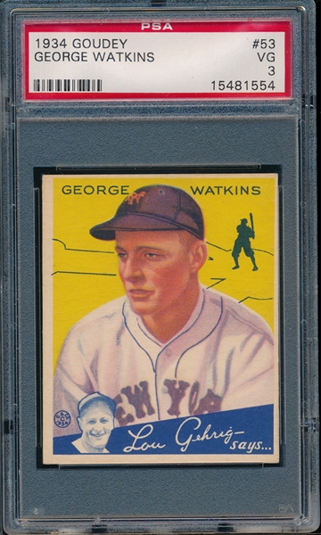 BB 34G #53 George Watkins