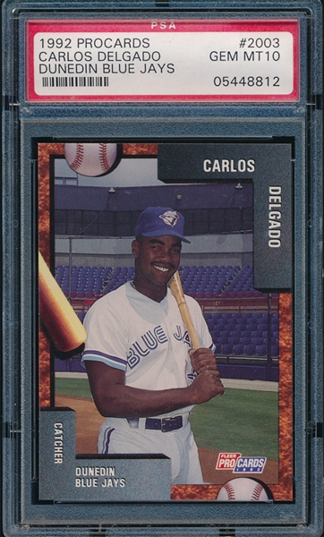 BB 92 Pro Cards #2003 Carlos Delgado