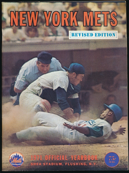 BB 1971 Mets Revised Yearbook