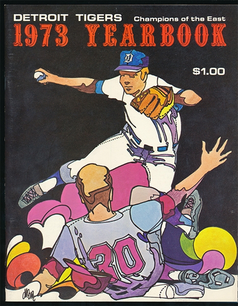 BB 1973 Detroit Tigers Yearbook