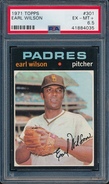 BB 71T #301 Earl Wilson