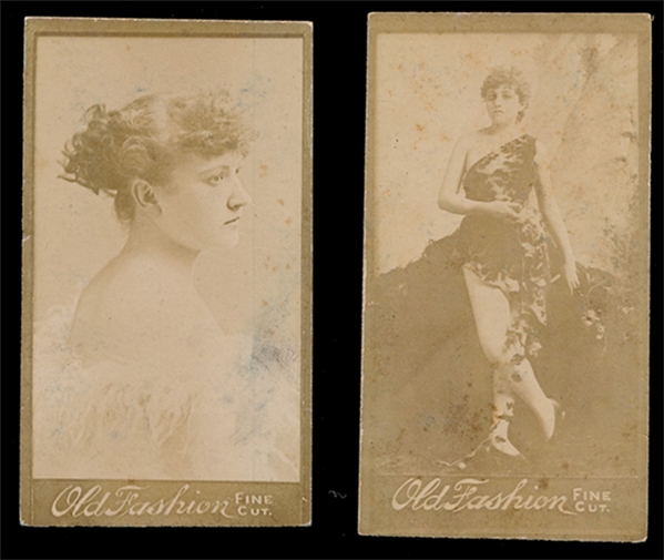 NS (2) 1880’s Old Fashioned Fine cut Girls
