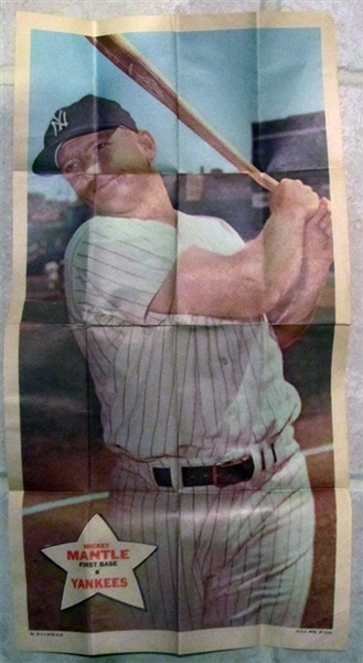 BB 68T Mickey Mantle Poster