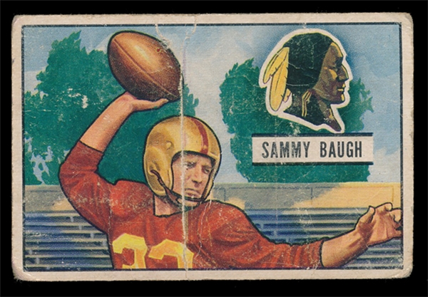 FB 51B #34 Sammy Baugh