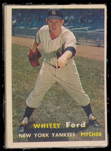 BB 1957 Topps 10 Card Cell
