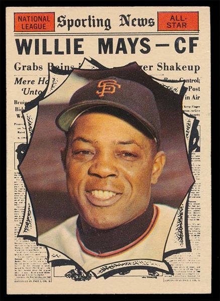 BB 61T #579 Willie Mays AS