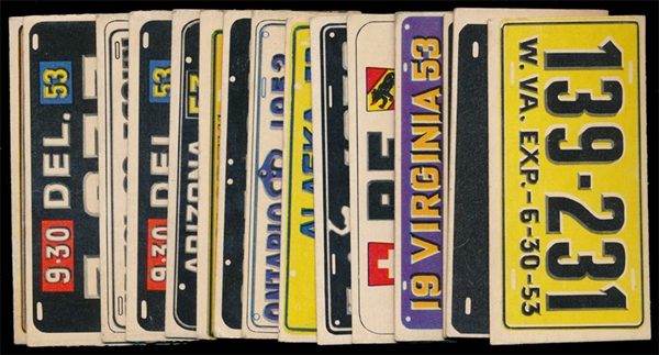 NS 53T License Plates (15) Assorted