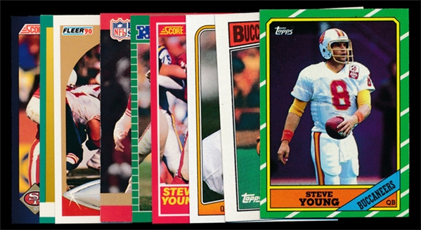 FB (9) Steve Young Cards
