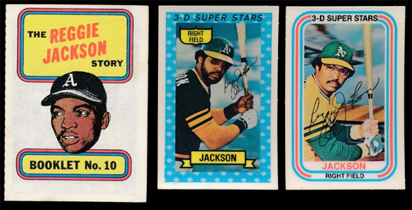BB (3) Reggie Jackson Cards