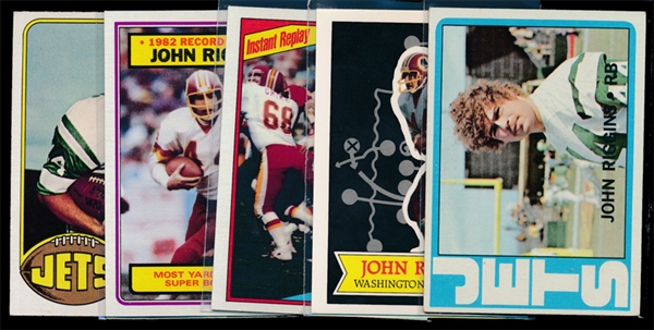 FB (5) John Riggins Cards