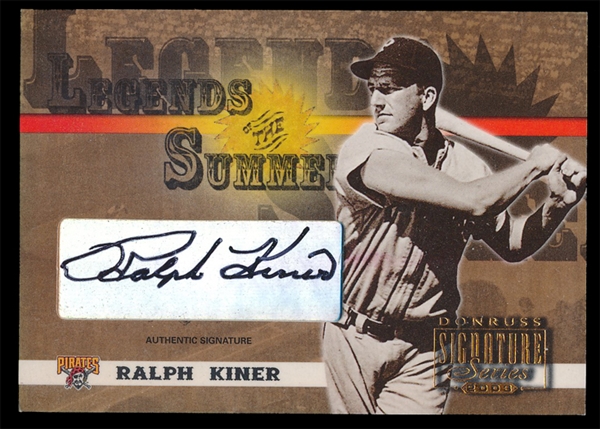 BB 03D Ralph Kiner Signature Series