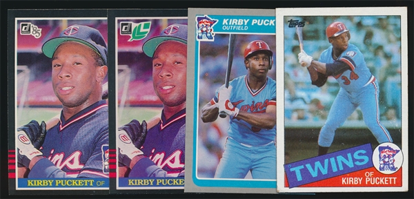 BB (4) Kirby Puckett Rookies