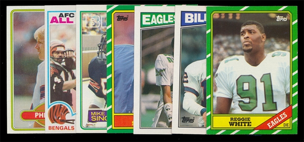 FB (7) 80’s Topps Key Rookie Cards