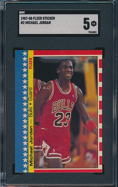 BK 87/88F Sticker #2 Michael Jordan