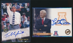 BK (2) Coaches Autographed Cards
