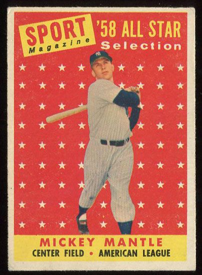 58T #487 Mickey Mantle AS