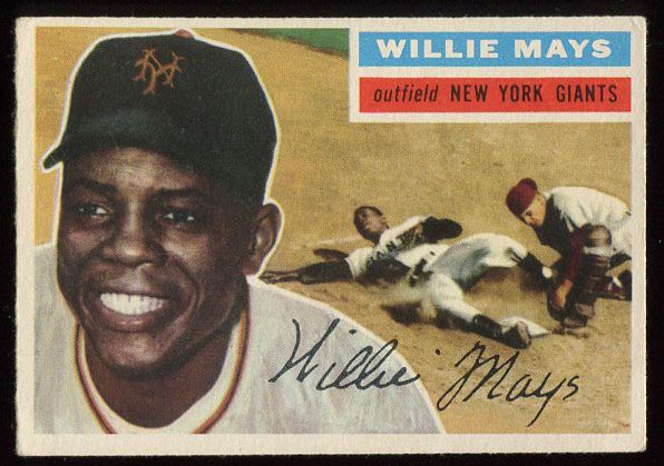 56T #130 Willie Mays