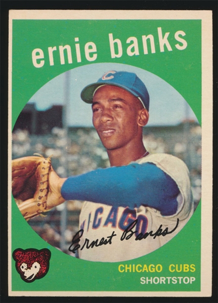 BB 59T #350 Ernie Banks