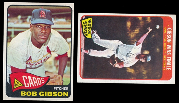 BB 65T (2) Bob Gibson Cards