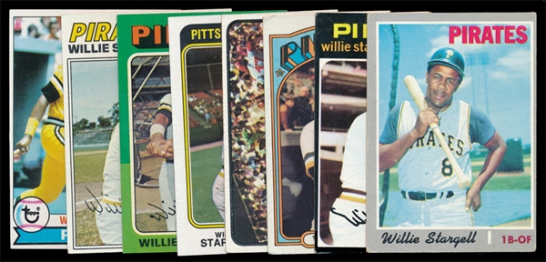 BB (8) 70’s Willie Stargell Cards