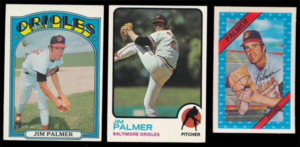 BB (3) 70’s Jim Palmer Cards