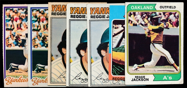 BB (7) Reggie Jackson Cards