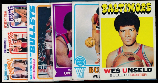 BK (5) Wes Unseld Cards