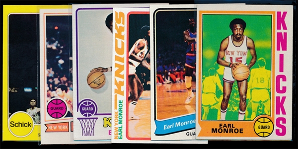BK (6) Earl Monroe Cards