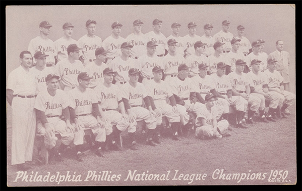 BB 47-66Exhibit Phillies 1950 Team