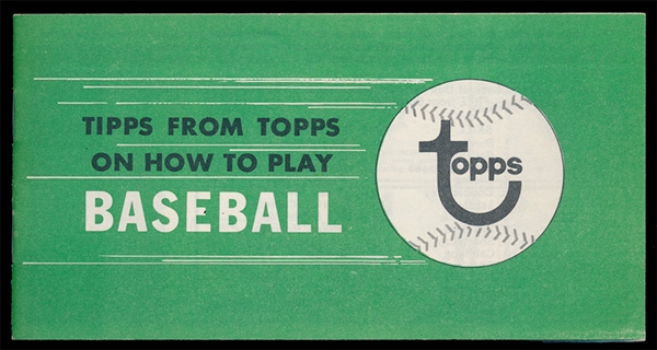 BB 68B Tipps from Topps Booklet
