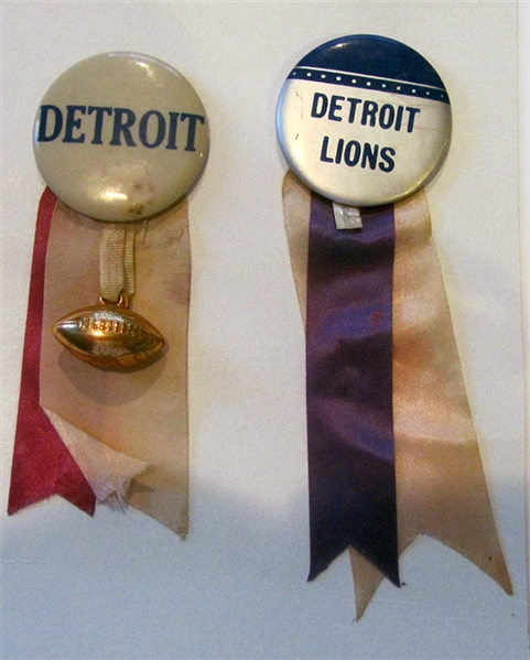 FB (2) Detroit Lions Pins