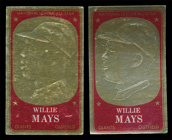 BB 65T (2) Willie Mays Embossed