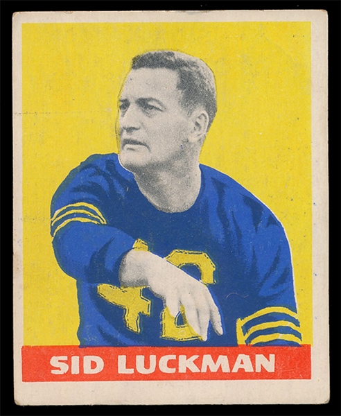 FB 48L #1 Sid Luckman