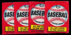 BB 74T (4) Wax Pack Wrappers