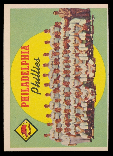 BB 59T #8 Phillies Team Card