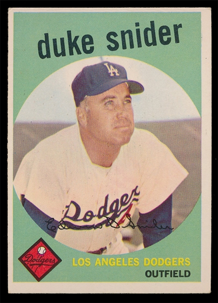 BB 59T #20 Duke Snider