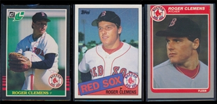 BB (3) Roger Clemens Rookies