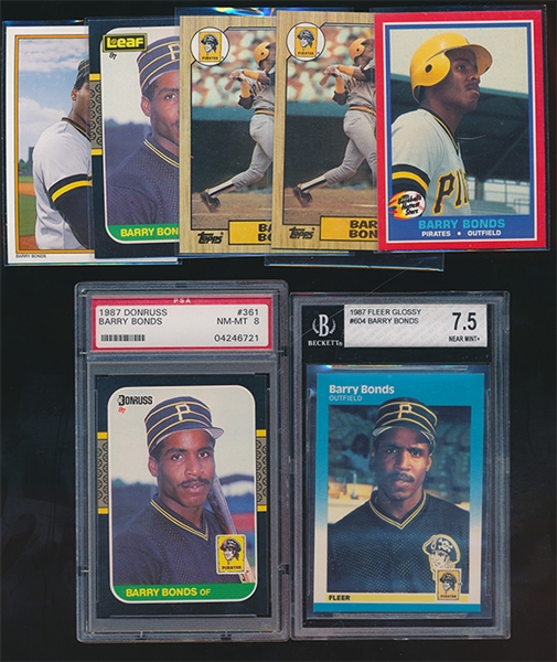 BB (7) Barry Bonds Rookies