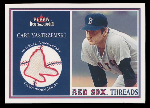 BB 01F Carl Yastrzemski Jersey Card