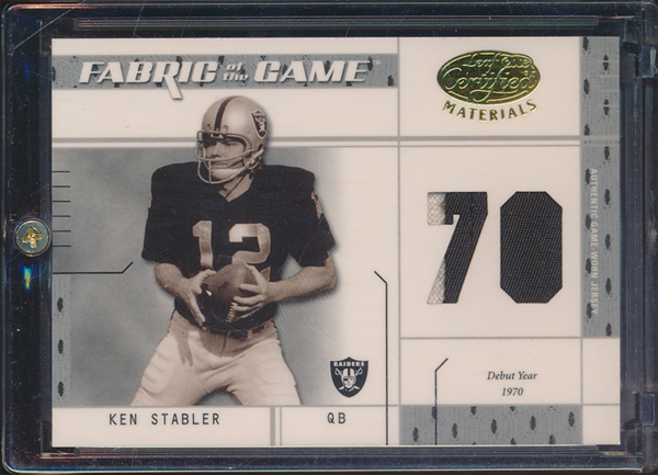 FB 03D Fabric of The Game Ken Stabler