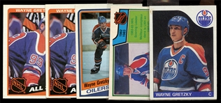 HOC (5) 80s Wayne Gretzky Cards