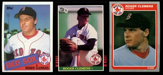 BB (3) Roger Clemens Rookies