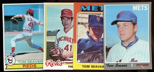 BB (4) 70s Tom Seaver Cards