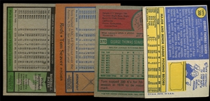 BB (4) 70's Tom Seaver Cards