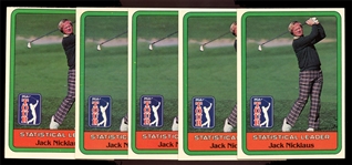 GOLF (5) 81D Stat Leader Jack Nicklaus