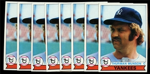 BB 79BK (8) #2 Thurman Munson