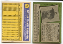 BB (2) Bill Mazeroski Cards